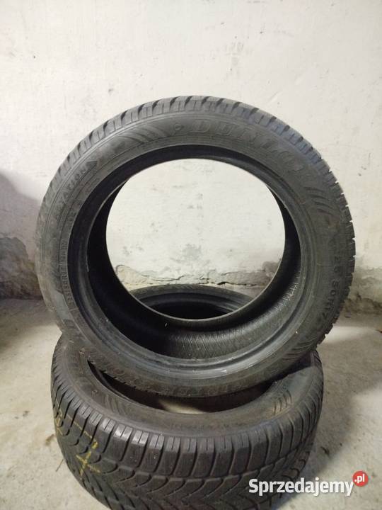 OPONY DUNLOP SP WINTER 4D 22550 R17 KOMPLET Motoryzacja Biała