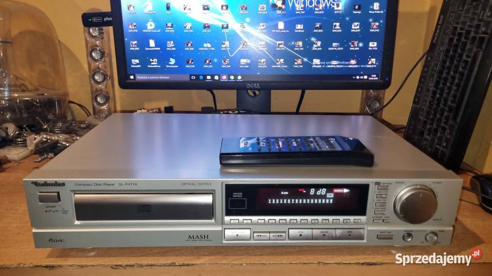 Odtwarzacz CD Technics SLP477A srebrny z pilotem Warta