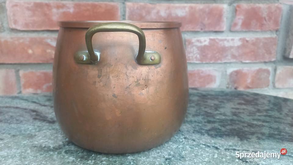 Garnek miedziany Doniczka Osłonka 695 Gawroniec