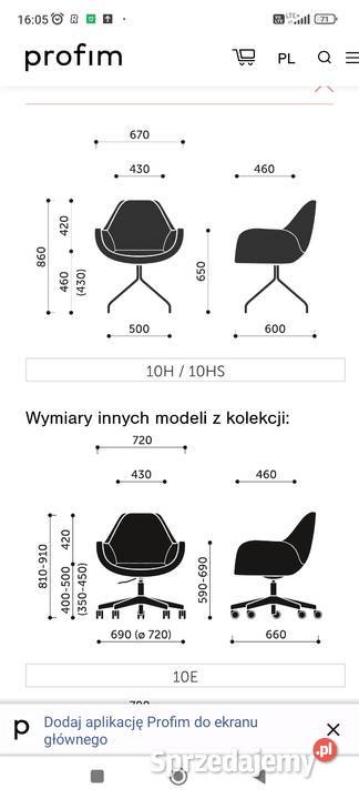 Fotel Profim Fan 10h Projekt Piotr Kuchciński Myślenice
