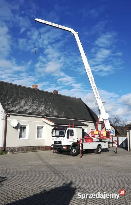 Żuraw Ciesielski dźwig dekarski Klaas K 2834 Kiełczewo