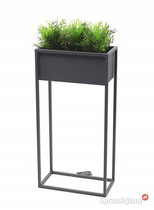 Kwietnik Metalowy Stojak Donica 80x40 skrzynka Sobienie-Jeziory