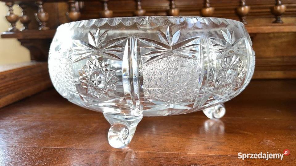 Misa kryształ Patera Przezroczysta Na 3 nóżkach Gdańsk sprzedam