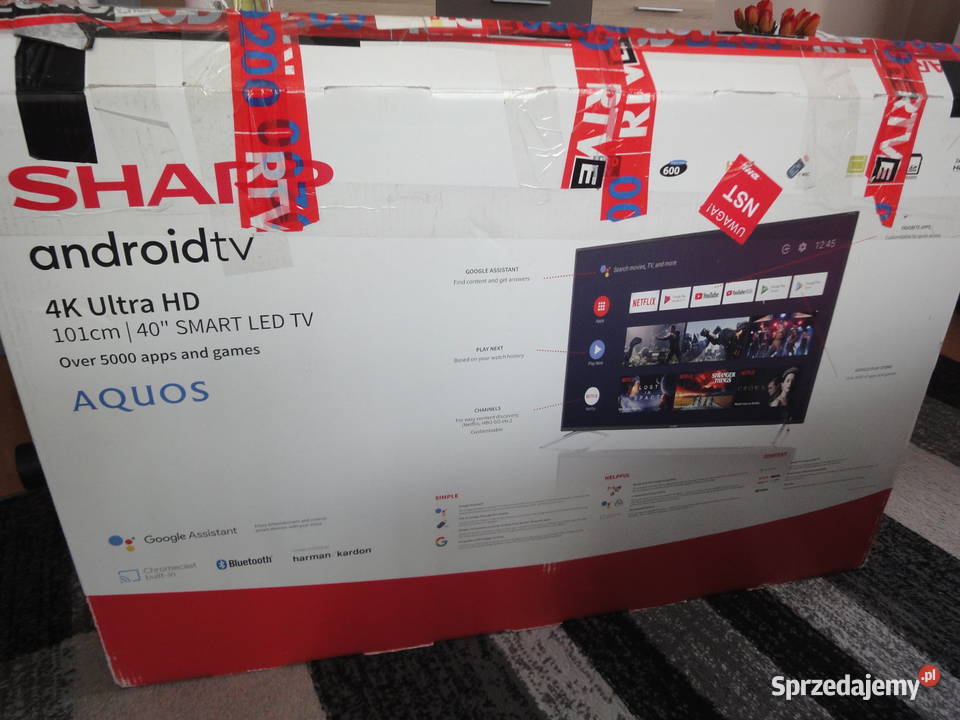 sharp 40bl5eauszkodzony tv 4K Sharp małopolskie Kraków