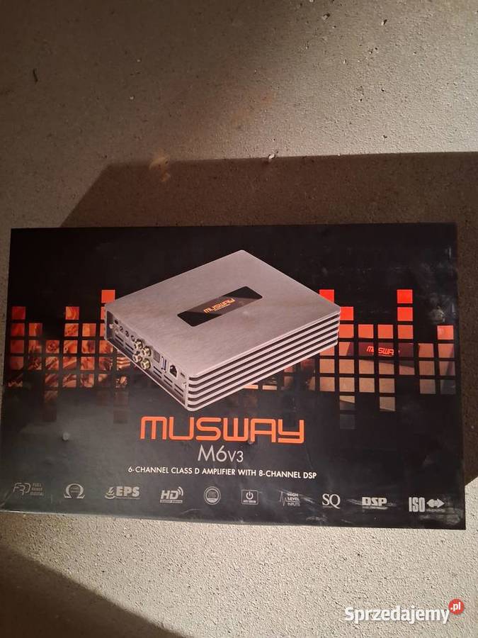 Wzmacniacz MUSWAY M6v3 EVO DSP 6KANAŁOWY Krosnowice