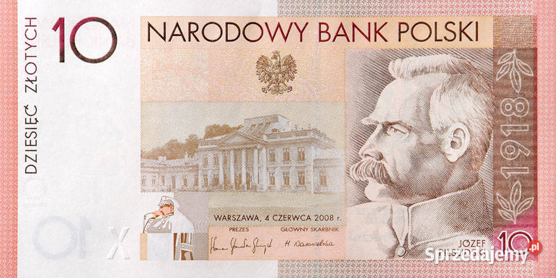 INWESTYCJA LOKATA Banknoty 10 zł Piłsudski Niepo 63471 63472
