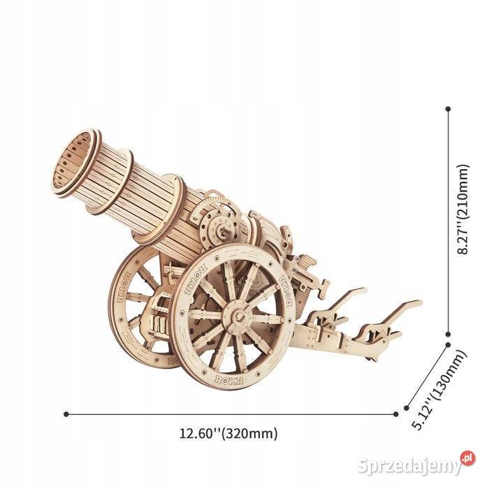 ROBOTIME Drewniane Puzzle 3D Średniowieczna