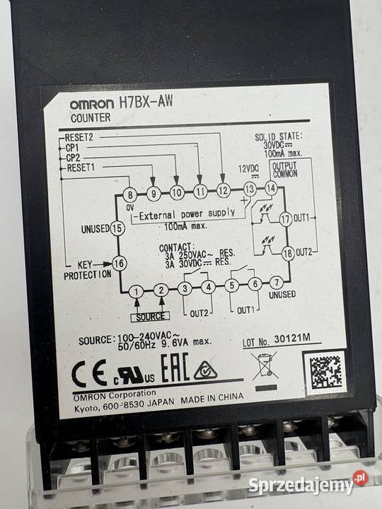 OMRON Counter H7BXAW Warszawa