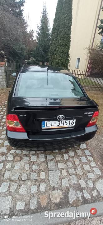 Toyota Corolla E12 sedan czarny 14 gaz lpg Corolla Łódź