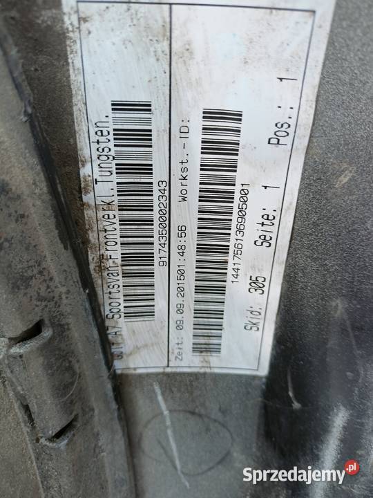 VW GOLF VII SPORTSVAN RLINE510853651 ZDERZAK