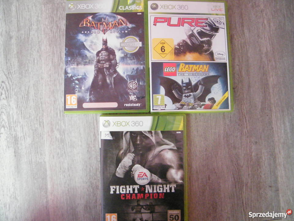 Zestaw Gier Xbox 360 Tytuły Biłgoraj