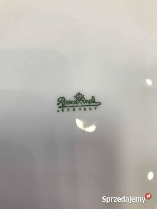 Polmisek patera okragla Rosenthal Maria Biala