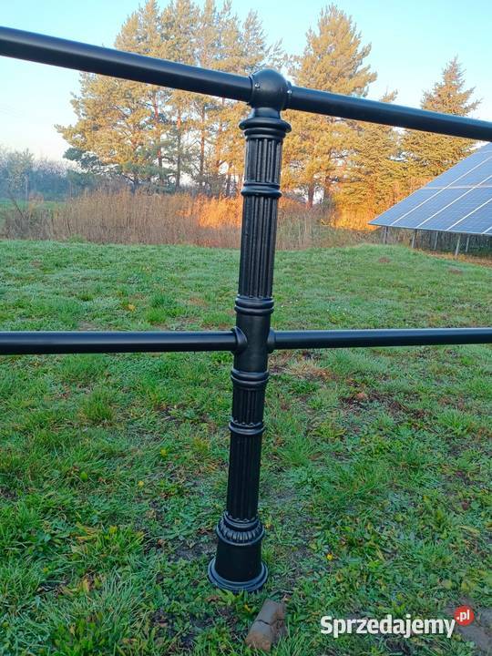 Słupek żeliwny bariery H860mm ogrodzenie uliczny warmińsko-mazurskie Gołdap sprzedam
