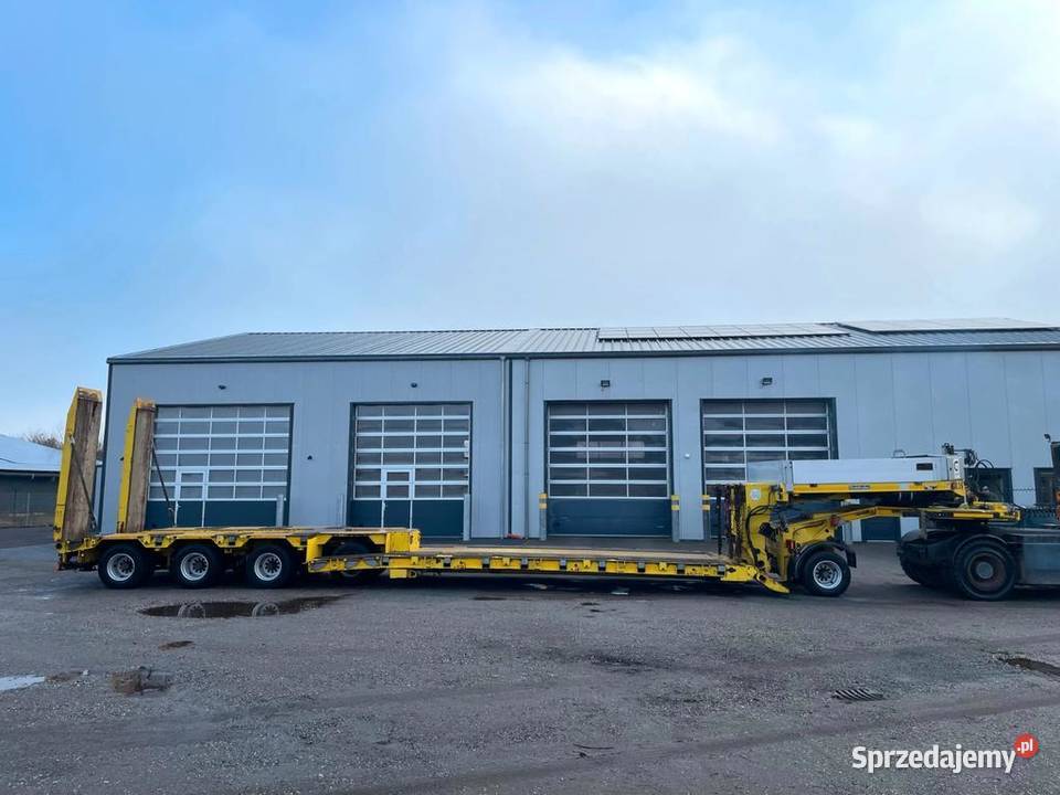 Naczepa do przewozu maszyn Tiefbett 3osie Przyczepy i naczepy Warszawa sprzedam