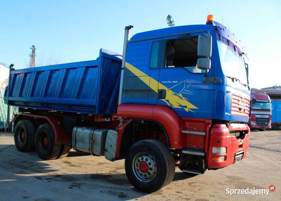 Wywrotka 3 stronna wywrotka 6x6 Man TGA Rok produkcji 2003 Warszawa sprzedam