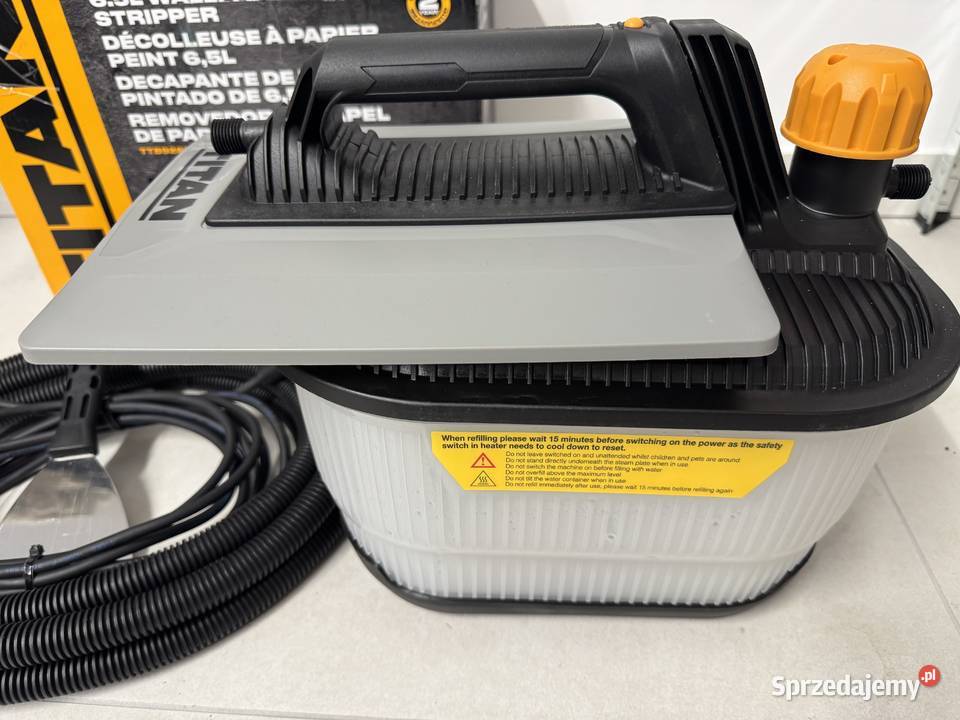 Parownica Titan 2200W 65L 2w1 do usuwania tapet Lesieniec
