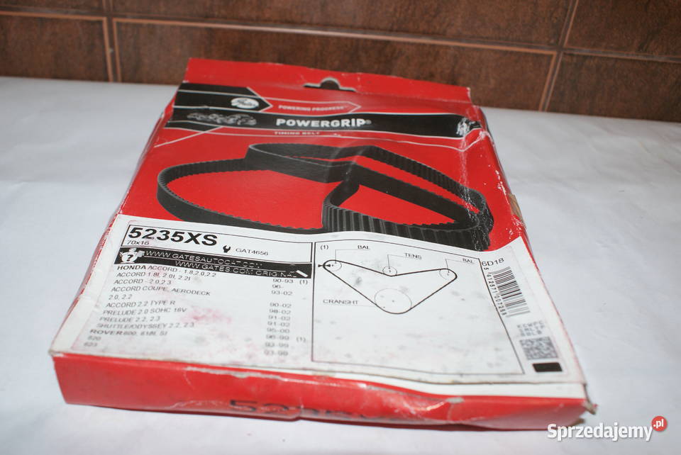 5235XS GATES PASEK ROZRZĄDU HONDA ROVER 70 MP Części Białobrzegi