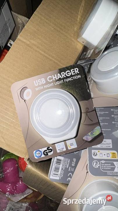 HURT 38x Ładowarka USB Lampka Nocna Sensor Częstochowa sprzedam