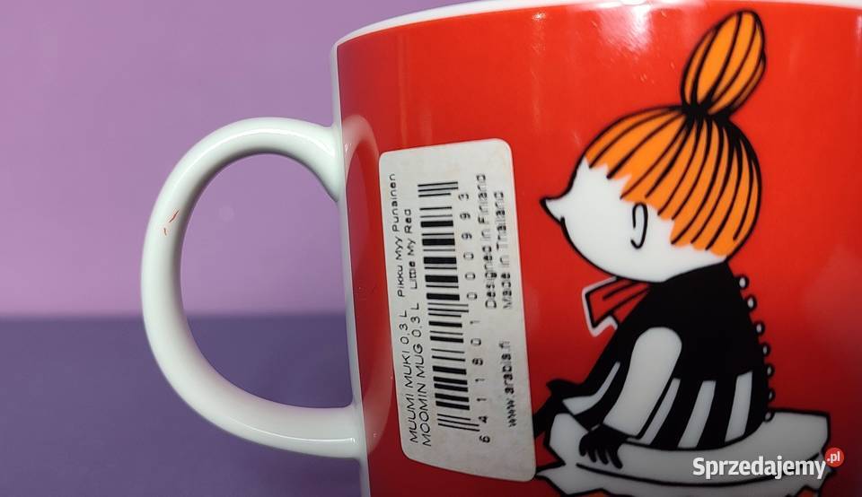 MUMINKI kubek Moomin Arabia Finland z naklejką Jasień sprzedam