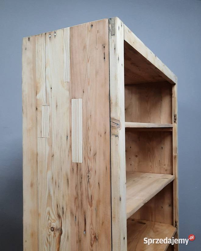 Stary Regał w Rustykalnym Stylu AntykiMarki mazowieckie Marki