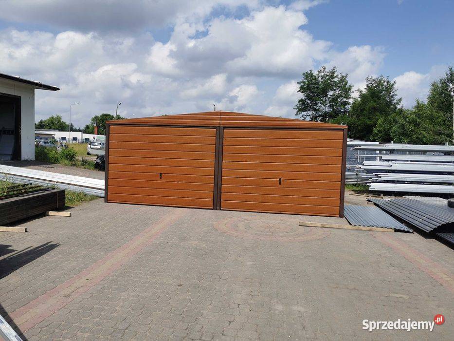Garaż blaszany blaszak 2 stanowiska 6x5 Grodzisk Mazowiecki