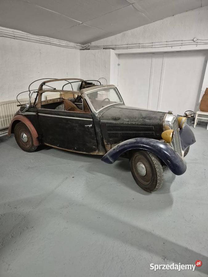 DKW F8 Cabrio Niemiec płakał mu zabierali 1939