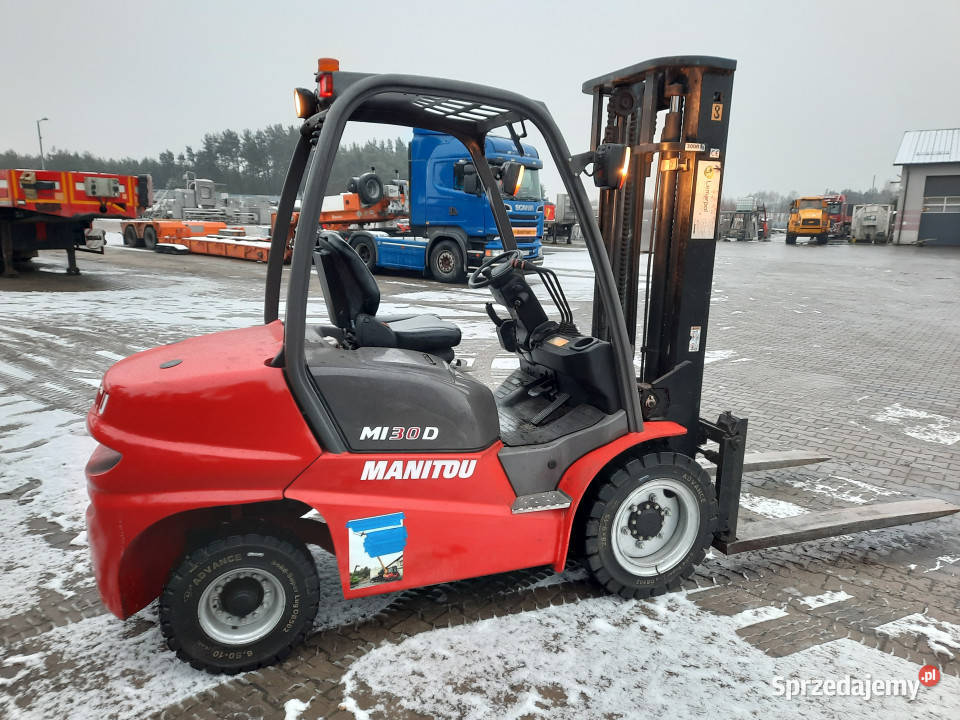 Wózek widłowy spalinowy MANITOU MI30D UDT 2016 r Wózki widłowe Rudolfowo