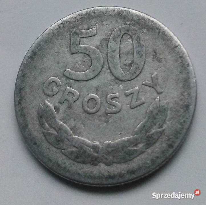 POLSKA-50 GROSZY-1957 r-bz-AL