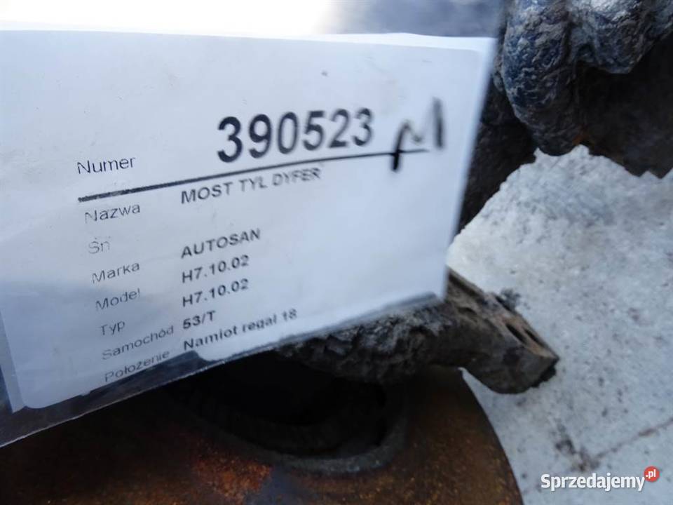 MOST TYŁ DYFER AUTOSAN Van minibus