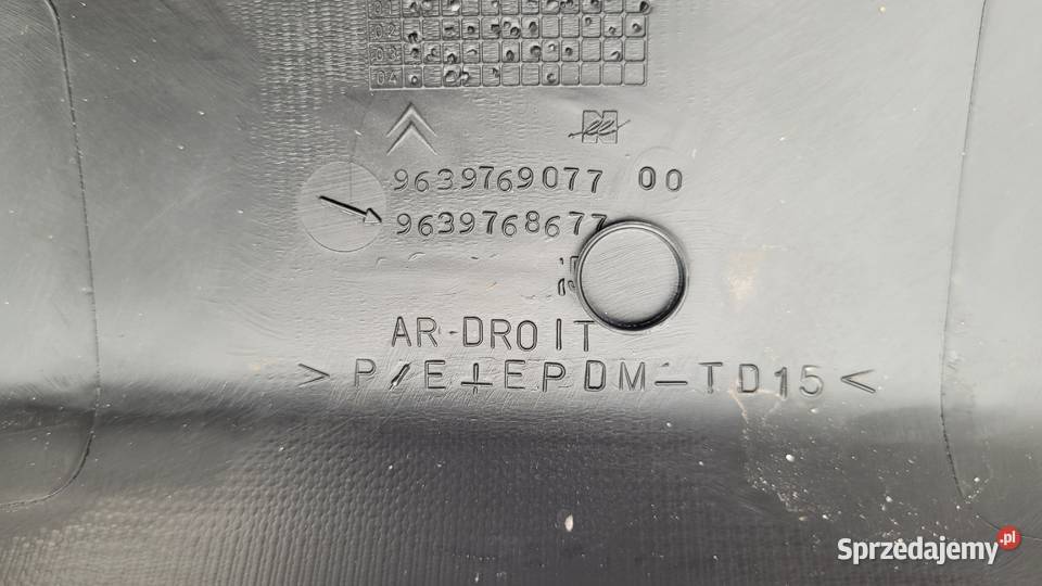 LISTWA DRZWI PRAWY TYL Citroen Xsara VTR Karoseria Ruda Śląska sprzedam