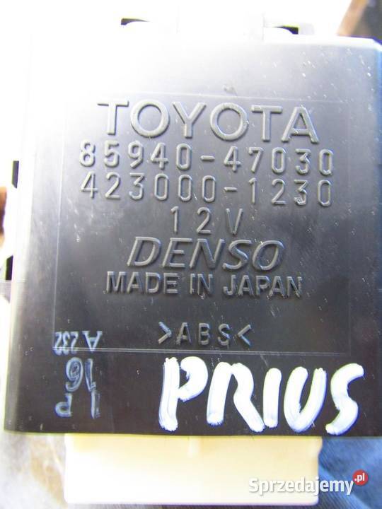 MODUŁ STEROWNIK PRZEKAŹNIK WYCIERACZEK TOYOTA osobowe Komputery