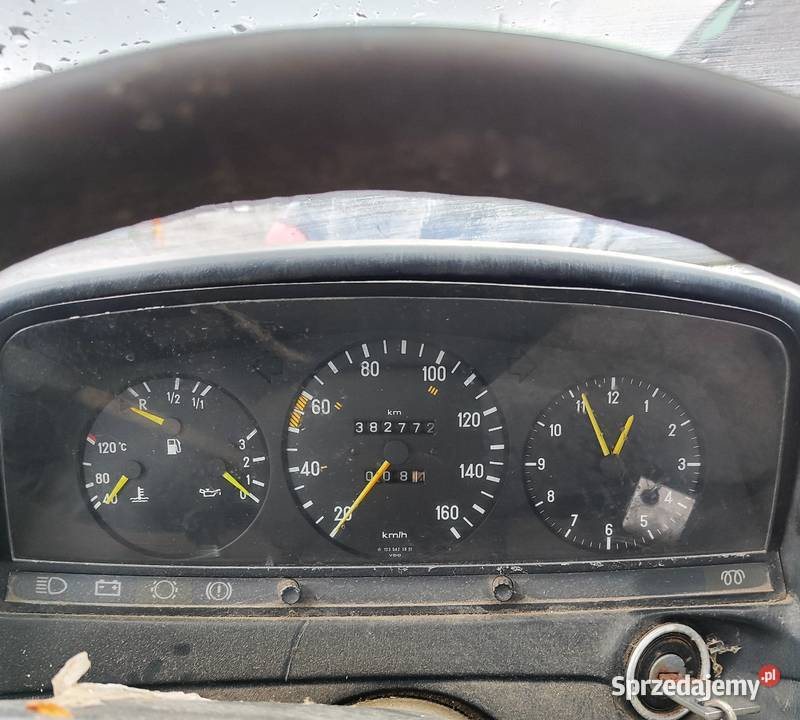 Mercedes W123 300 DT licznik śląskie Żywiec