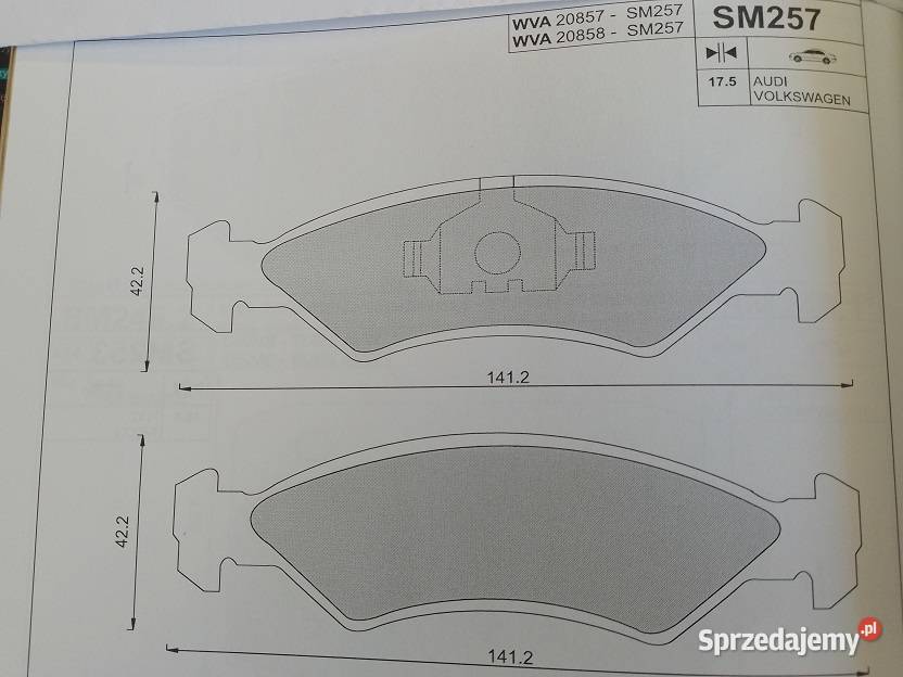 Klocki hamulcowe kpl przód FORD FIESTA FIESTA osobowe