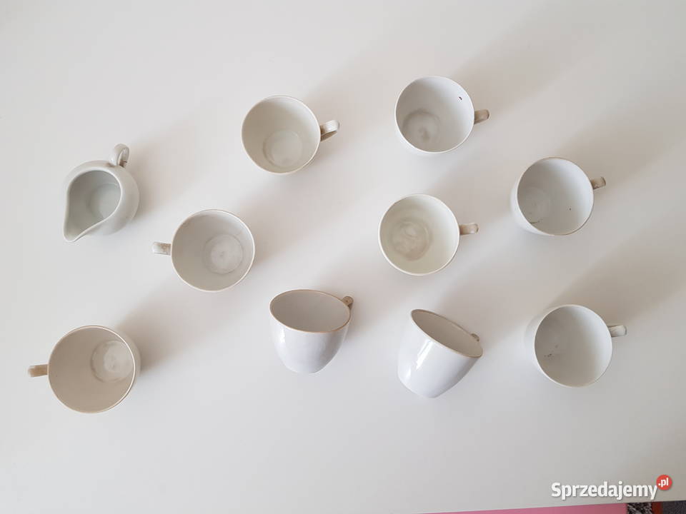 Filiżanki kubeczki porcelana