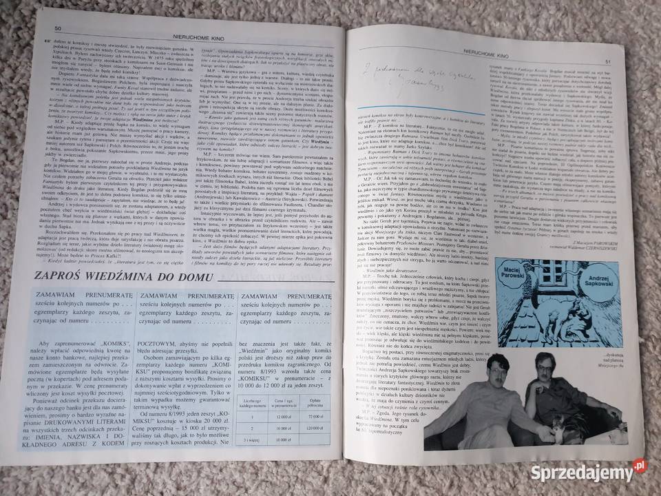 Wiedźmin Geralt wydanie 1 Komiks Fantastyka Gdynia