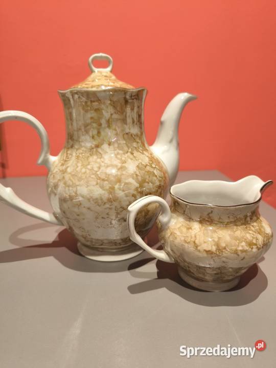 Dzbanek z mlecznikiem porcelana Karolina Porcelana i szkło