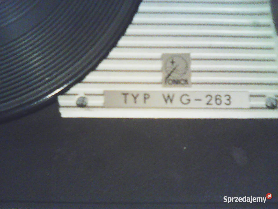 Gramofon WG263 Bambino 3 z 1970r NIE WYSYŁAM Gramofony łódzkie Piotrków Trybunalski