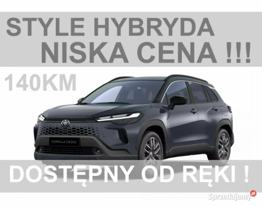Toyota Corolla Cross 140 Hybryda Style Kamer a gniazdo SD Motoryzacja Szczecinek