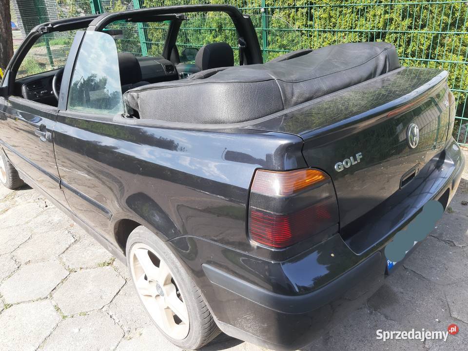 Czarny VW Golf IV Cabrio 18 Gaz 1998r Możliwa Aleksandrów Kujawski