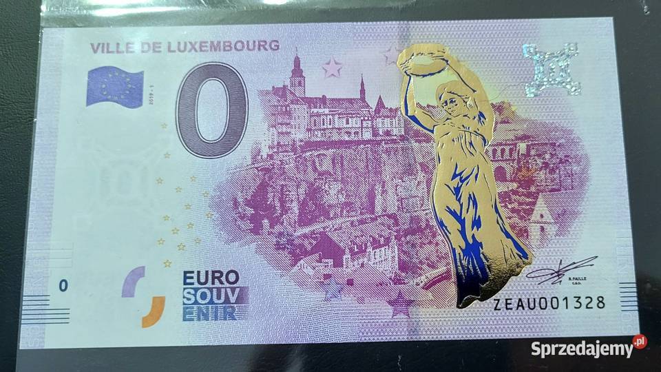 0 euro Ville de Luxembourg Gold Edition ZEAU Rabka-Zdrój sprzedam