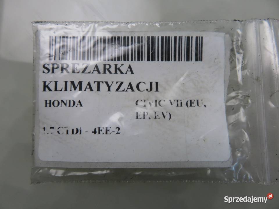 KOMPRESOR KLIMATYZACJI HONDA CIVIC VII 17 CTDi małopolskie