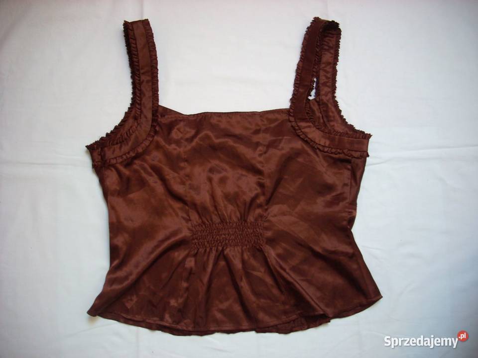 Elegancki Satynowy Top Fiszbiny Gorset 42 44 Nowy Sącz