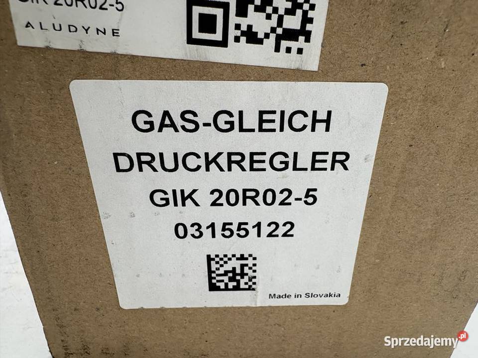 Kromschroder GIK 20R025 03155122 Control Valve mazowieckie Warszawa sprzedam
