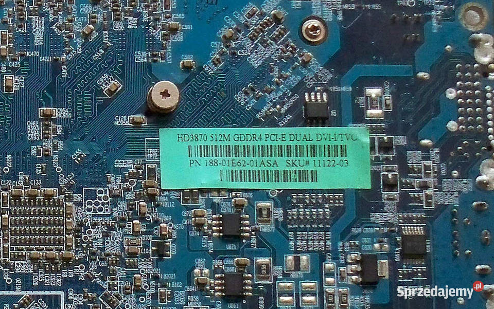 Retro Karta Graficzna Radeon HD 3870 ATI 512MB Opoczno