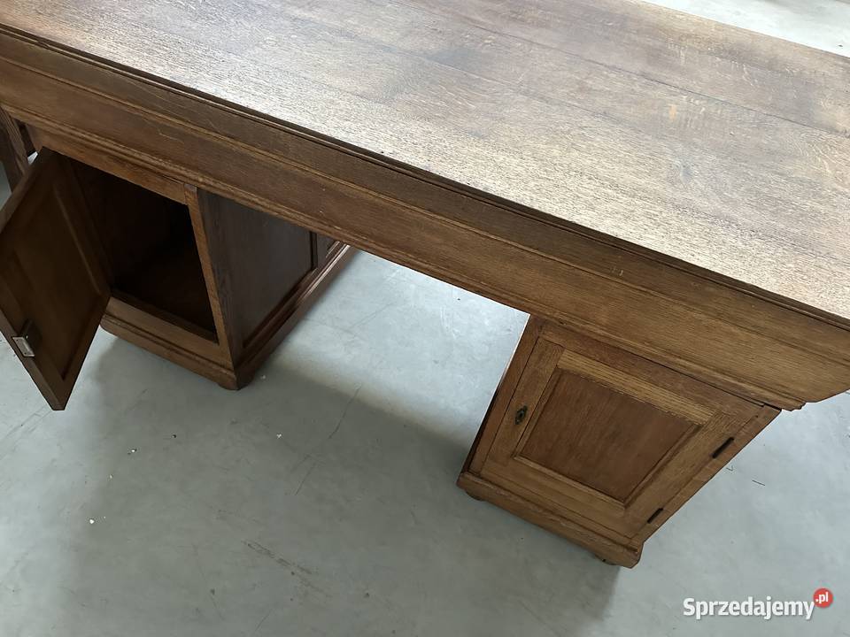 Antyczne dębowe biurko gabinetowe 150 Meble