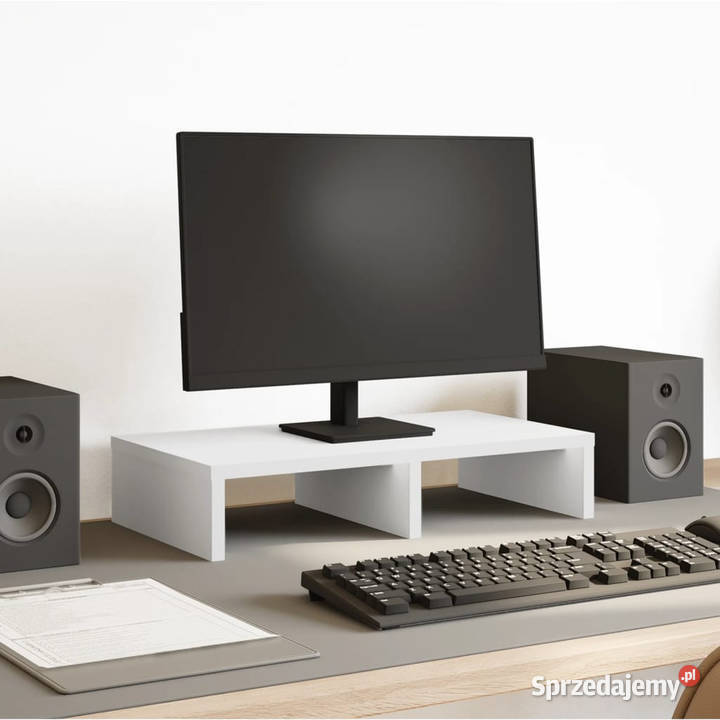 Podstawka pod monitor biała 50x27x10 WM854643 Warszawa