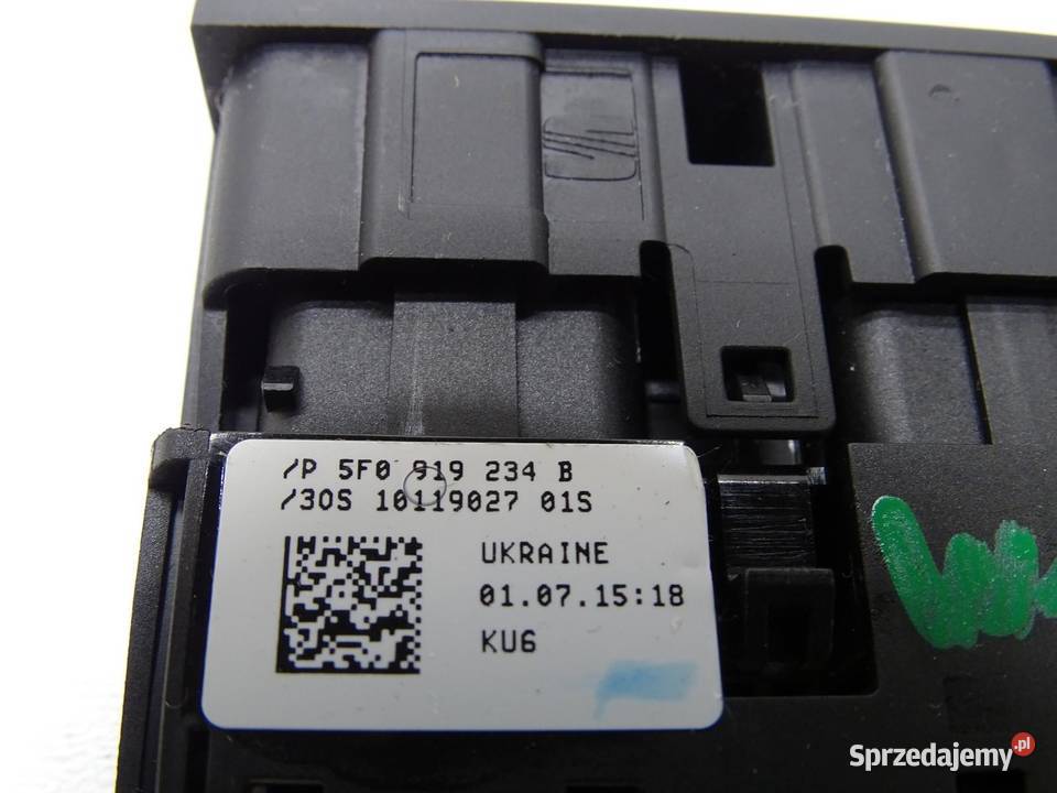 PANEL KONTROLKA AIRBAG SEAT LEON III 5F0919234B sprzedam