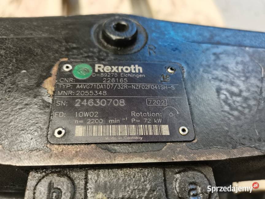 Manitou MLT 845 Pompa jazdy Rexroth A4VG71DA Wilkowo