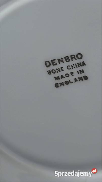 Śliczne Talerzyki deserowe Denbro Made in Porcelana i szkło Gdańsk