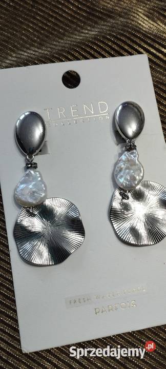 Parfois fresh water pearl kolczyki 185217 Zamość